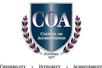 Council on Accreditation logo credibility integrity achievement